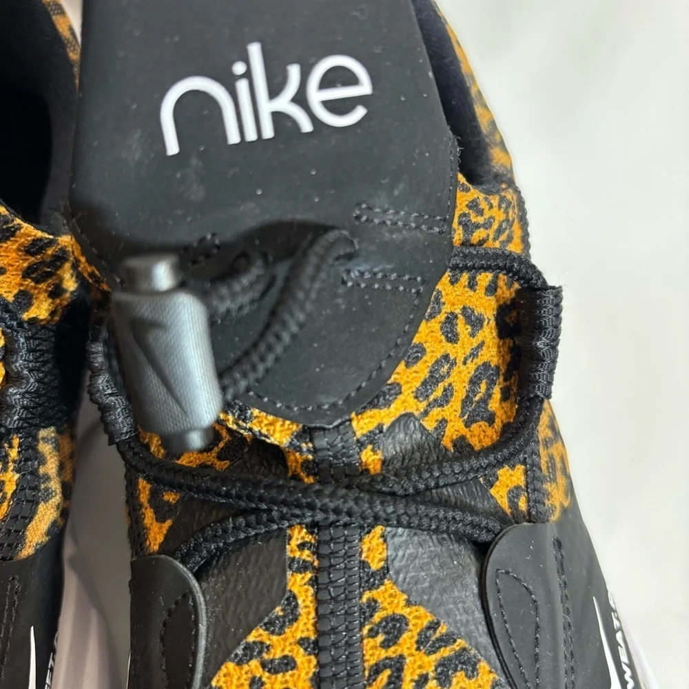 NIKE Sz 9.5 SuperRep Trainers Running Leopard Print Sneakers Bungee Closure - Picture 4 of 11